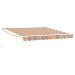 vidaXL Einziehbare Markise Mehrfarbig 350 x 250 cm
