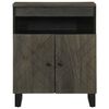 vidaXL Sideboard Schwarz 60x33x75 cm Massivholz Mango