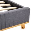 vidaXL Bettgestell Hellgrau Stoff 180×200 cm