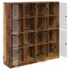 vidaXL Highboard 2 pcs Altholz 68 x 37 x 142 cm Holzwerkstoff