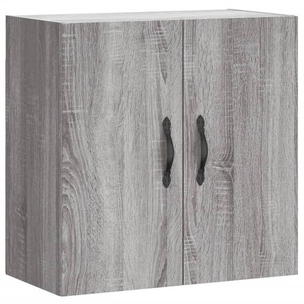 vidaXL Wandschrank Grau Sonoma 60x31x60 cm Holzwerkstoff