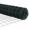 vidaXL Eurozaun Gr&uuml;n 0,4 x 50 m PVC-beschichtetes Eisen