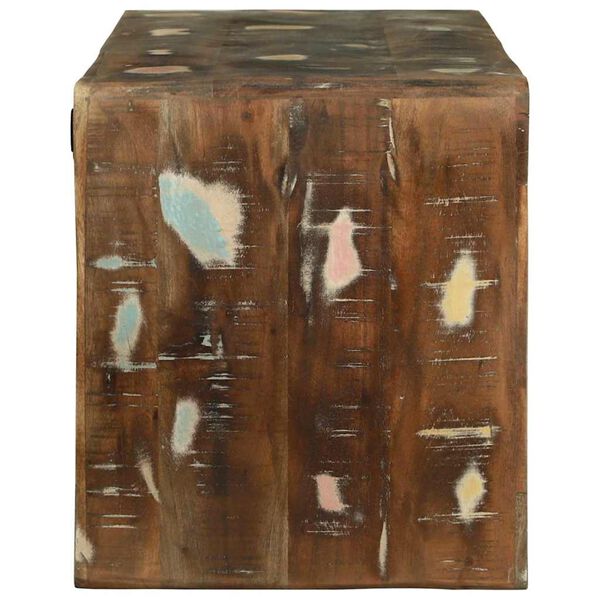 vidaXL TV-Schr&auml;nk Mehrfarbig 100 x 32 x 36 cm Massivholz Altholz