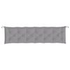 vidaXL Gartenbank-Auflage Grau 200x50x7 cm Oxford-Gewebe