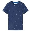 Kinder-T-Shirt Dunkelblau 92