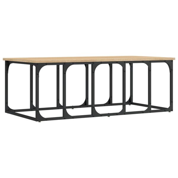 vidaXL Couchtisch Sonoma-Eiche 100x50x35,5 cm Holzwerkstoff