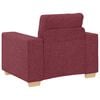 vidaXL Sofa-Sessel Weinrot 100x78x80 cm Stoff