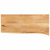 vidaXL Tischplatte mit Baumkante 90x30x3,8 cm Massivholz Mango