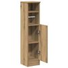 vidaXL Badezimmerschrank mit Rollenhalter Artisan-Eiche 20,5x22x90 cm