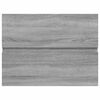 vidaXL Waschbeckenunterschrank Grau Sonoma 60x38,5x45 cm Holzwerkstoff