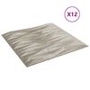 vidaXL Wandpaneele 12 pcs Stein Beton 50 x 50 cm XPS Schaum