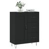 vidaXL Sideboard Schwarz 69,5x34x90 cm Holzwerkstoff