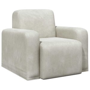 vidaXL Sessel Creme Samt