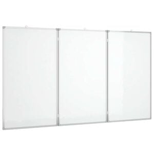 vidaXL Magnetisches Whiteboard Klappbar 120x80x1,7 cm Aluminium