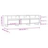 vidaXL TV-Schrank Grau Sonoma 150x30x44,5 cm Holzwerkstoff
