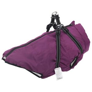 vidaXL Hundemantel Lila L52 Fleece und Polyester