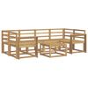 vidaXL Outdoor-Sofagarnitur 7 pcs Wei&szlig; 59 x 59 x 37 cm