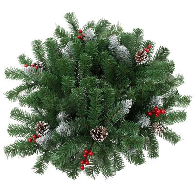 vidaXL Künstlicher Weihnachtsbaum Grün 40 cm PVC