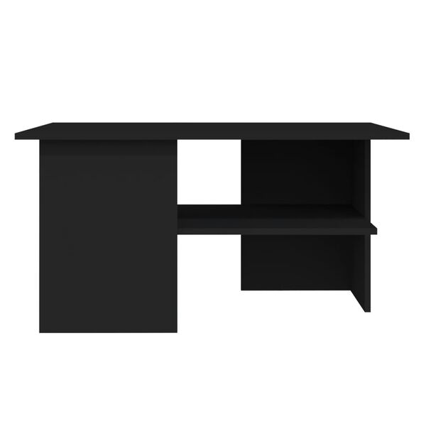 vidaXL Couchtisch Schwarz 90x60x46,5 cm Holzwerkstoff