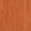 vidaXL Bettrahmen Wachsbraun 90 x 190 cm Massives Kiefernholz