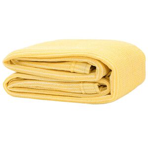 vidaXL Zeltteppich Beige 250x250 cm HDPE