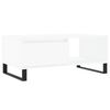 vidaXL Couchtisch Wei&szlig; 90x50x36,5 cm Holzwerkstoff