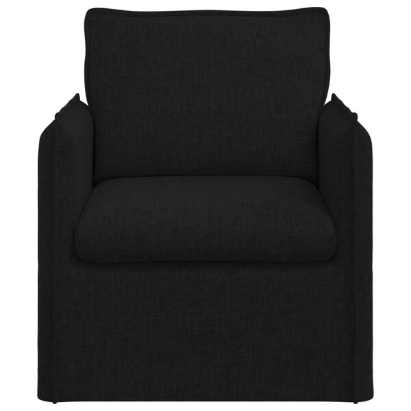vidaXL Sofa Schwarz Gesamtabmessungen: 75 x 82 x 85 cm (B x T x H)