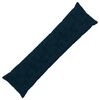 vidaXL Kissenbezug HEERLEN Marineblau 40 x 145 cm Faux Kaninchenfell