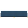 vidaXL Bettrahmen mit Matratze Blau 80 x 200 cm Stoff