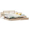 vidaXL Tagesbett Ausziehbar mit Schubladen ohne Matratze 80x200 cm