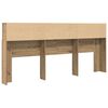 vidaXL Kopfteil Schrank mit Regal Artisan-Eiche 220 x 19 x 101,5 cm