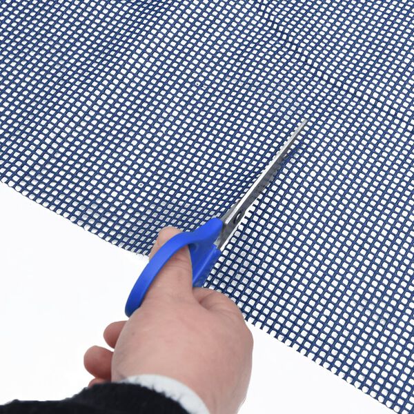 vidaXL Zeltteppich Blau 4x3 m