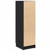 vidaXL Schuhschrank Schwarze Eiche 29.5 x 35 x 101 cm Holzwerkstoff