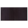 vidaXL Teppich Rechteckig Dunkelbraun 100x200 cm Bambus