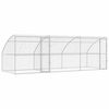 vidaXL Hundek&auml;fig 3 stk. Silber 6 x 2 x 2 m Verzinkter Stahl