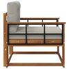 vidaXL Outdoor Mittelsofa Massivholz Akazie Natur