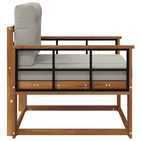 vidaXL Outdoor Mittelsofa Massivholz Akazie Natur