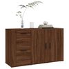 vidaXL Sideboard Braun Eichen-Optik 100x33x59,5 cm Holzwerkstoff