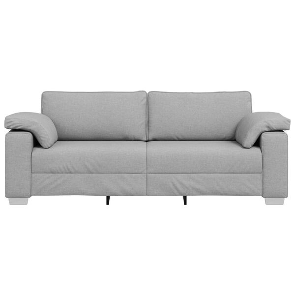 vidaXL Sofa Wolkengrau 219 x 77 x 82 cm Stoff