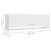 vidaXL Kleiderschrank Weiß 100x32,5x35 cm Holzwerkstoff