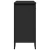 vidaXL Sideboard Schwarz 79,5x35,5x74,5 cm Holzwerkstoff