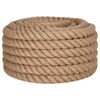 vidaXL Juteseil 25 m L&auml;nge 40 mm St&auml;rke