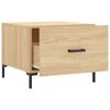 vidaXL Couchtisch Sonoma-Eiche 50x50x40 cm Holzwerkstoff
