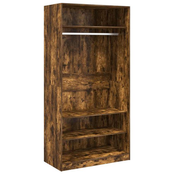 vidaXL Kleiderschrank R&auml;uchereiche 100x50x200 cm Holzwerkstoff