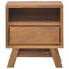 vidaXL Nachttisch 40x30x45 cm Teak Massivholz