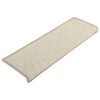 vidaXL Stufenmatten 15 Stk. 65x21x4 cm Silber Rechteckiger Rand