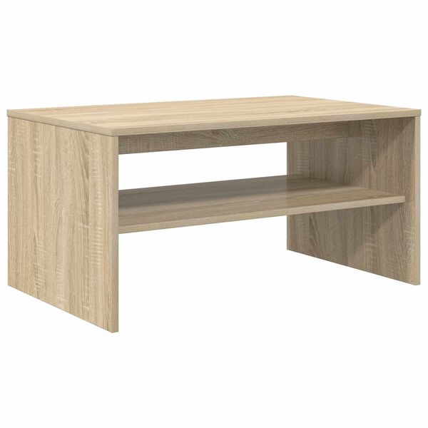 vidaXL Couchtisch Sonoma-Eiche 80 x 50 x 40 cm Holzwerkstoff