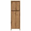 vidaXL Badschrank Artisan-Eiche 30x30x95 cm Holzwerkstoff