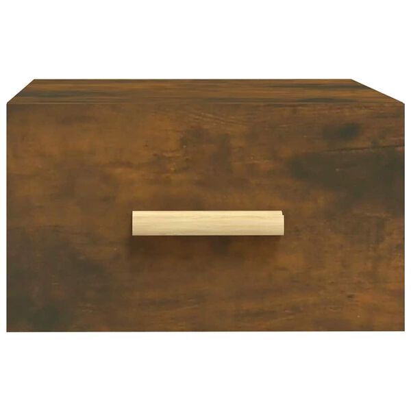 vidaXL Wand-Nachttische 2 Stk. R&auml;uchereiche 35x35x20 cm