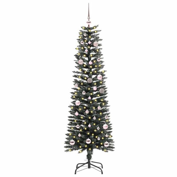 vidaXL K&uuml;nstlicher Weihnachtsbaum mit 150 LEDs mit St&auml;nder Gr&uuml;n 150 cm